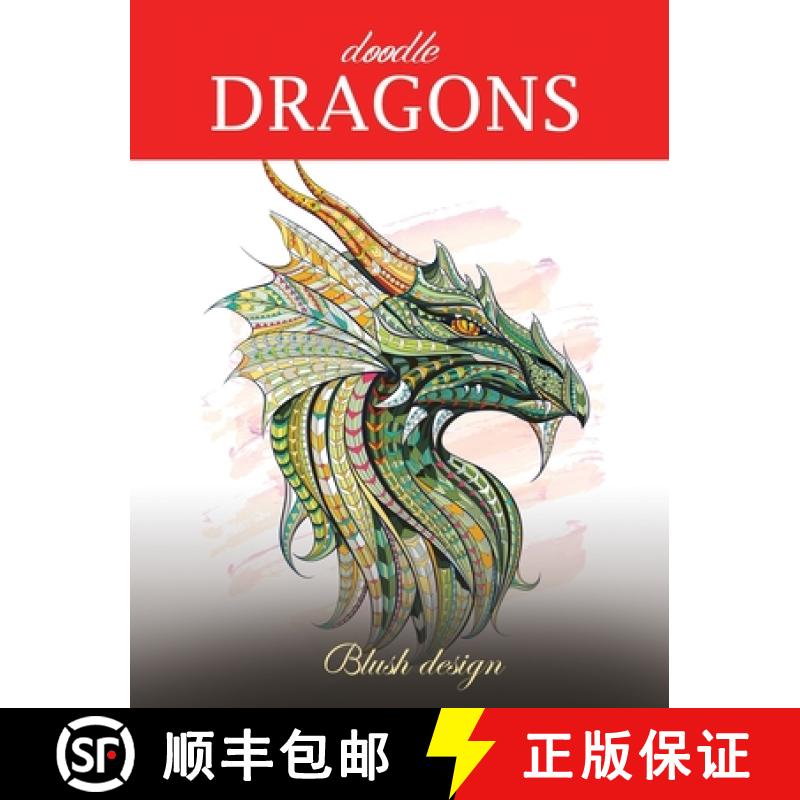 预订 Doodle Dragons: Adult Coloring Book [9789655750829]