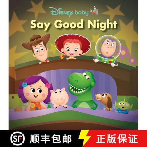 【3-4周达】Disney Baby: Say Good Night [9781368097925]