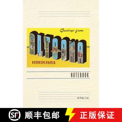 【3-4周达】Vintage Lined Notebook Greetings from Altoona, Pennsylvania [9798385444113]