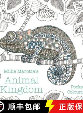 【3-4周达】Millie Marotta's Animal Kingdom Pocket Colouring [9781849945905]