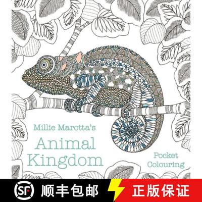 【3-4周达】Millie Marotta's Animal Kingdom Pocket Colouring [9781849945905]