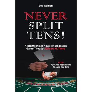 Split Never 9783319634852 Thorp 4周达 Blackjack Theorist Tip... Biographical Tens PLUS Edward Novel Game