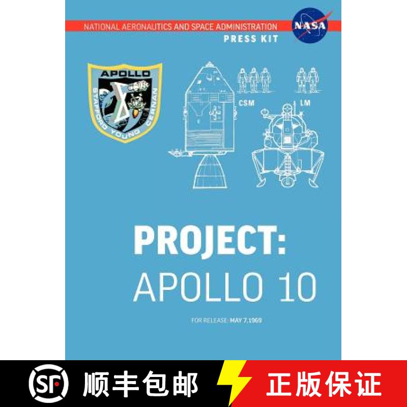 【2-3周达】Apollo 10: The Official NASA Press Kit [9781780398594]