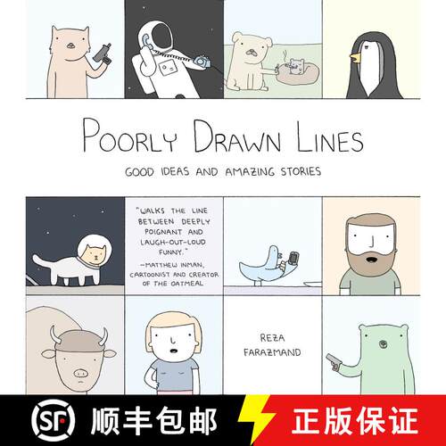 【3-4周达】Poorly Drawn Lines: Good Ideas and Amazing Stories [9780147515421]
