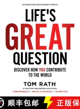 【3-4周达】Life's Great Question : Discover How You Contribute To The World [9781939714176]