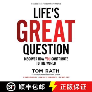 【3-4周达】Life's Great Question : Discover How You Contribute To The World [9781939714176]