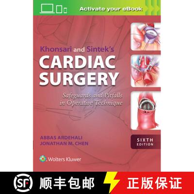 【3-4周达】精装 Khonsari and Sintek's Cardiac Surgery : Safeguards and Pitfalls in Operative Technique [9781975238391]
