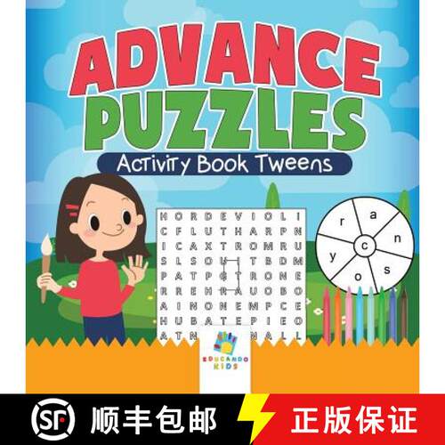 【3-4周达】Advance Puzzles Activity Book Tweens [9781645217534]