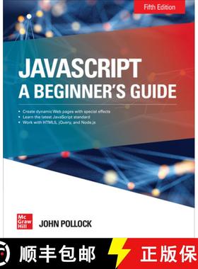 【3-4周达】Javascript: A Beginner's Guide, Fifth Edition [9781260457681]
