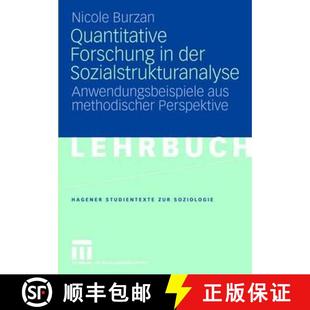 Sozialstrukturanalyse Anwendungsbeispiele ... Quantitative Methodischer 4周达 9783531155500 Forschung Aus Der