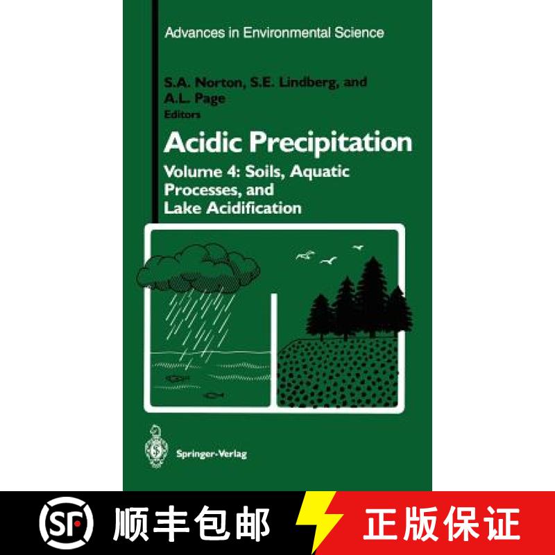 【3-4周达】Acidic Precipitation : Soils, Aquatic Processes, and Lake Acidification [9780387970264]