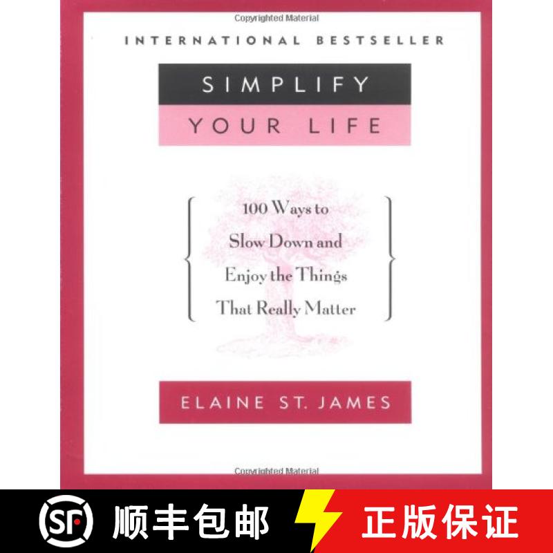【3-4周达】简化你的生活 Simplify Your Life 口袋书 [9780786880003]