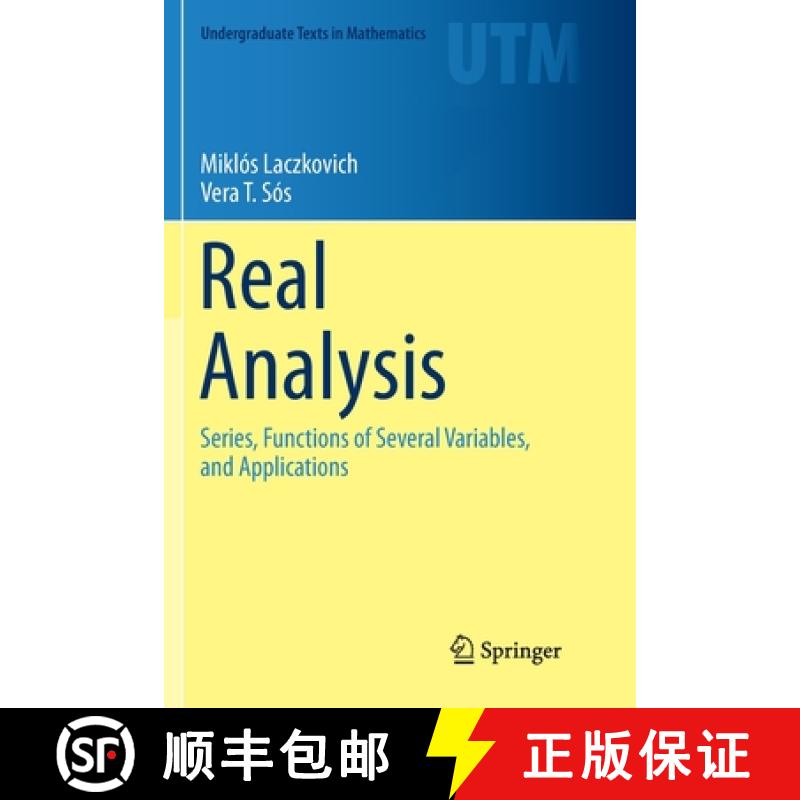 【3-4周达】Real Analysis : Series, Functions of Several Variables, and Applications [9781493984640]