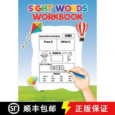 【3-4周达】Sight Words for Kids Learning to Write and Read: Activity Workbook to Learn, Trace and Pra... [9781803340395]