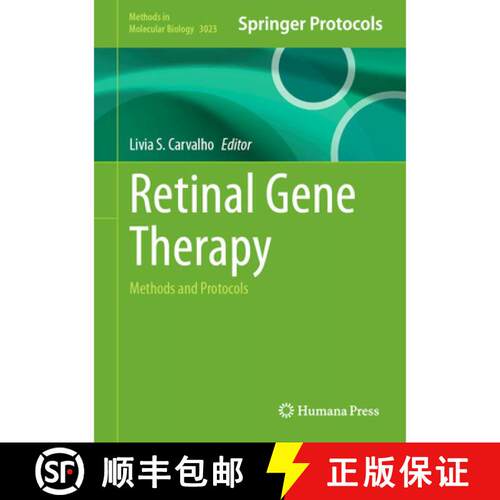 【3-4周达】精装 Retinal Gene Therapy: Methods and Protocols [9781071651971]