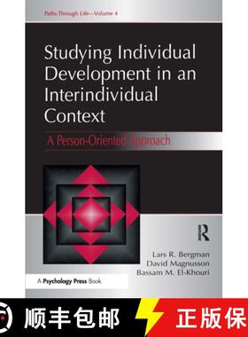 【3-4周达】Studying individual Development in An interindividual Context : A Person-oriented Approach [9780805831306]