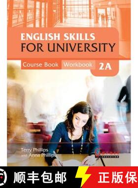 【3-4周达】English Skills for University 2A Combined Course Book & Workbook with CDs [9781859646458]