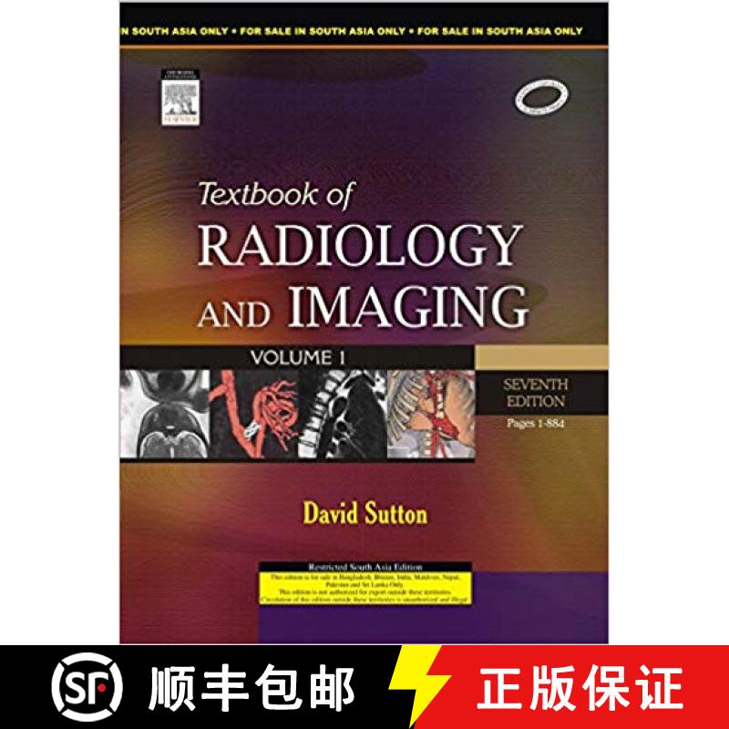 【3-4周达】Textbook of Radiology and Imaging - 2 vol set IND reprint [9788131220160]