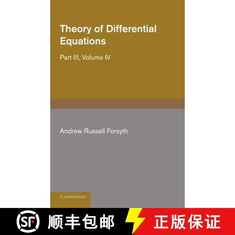 【3-4周达】Theory of Differential Equations: Ordinary Linear Equations - Theory of Differential Equat... [9781107696815]