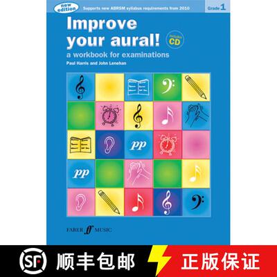 【3-4周达】Improve your aural! Grade 1: A Workbook For Aural Examinations [9780571534388]