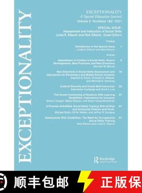 【3-4周达】Assessment and Instruction of Social Skills : A Special Double Issue of Exceptionality [9780805897203]