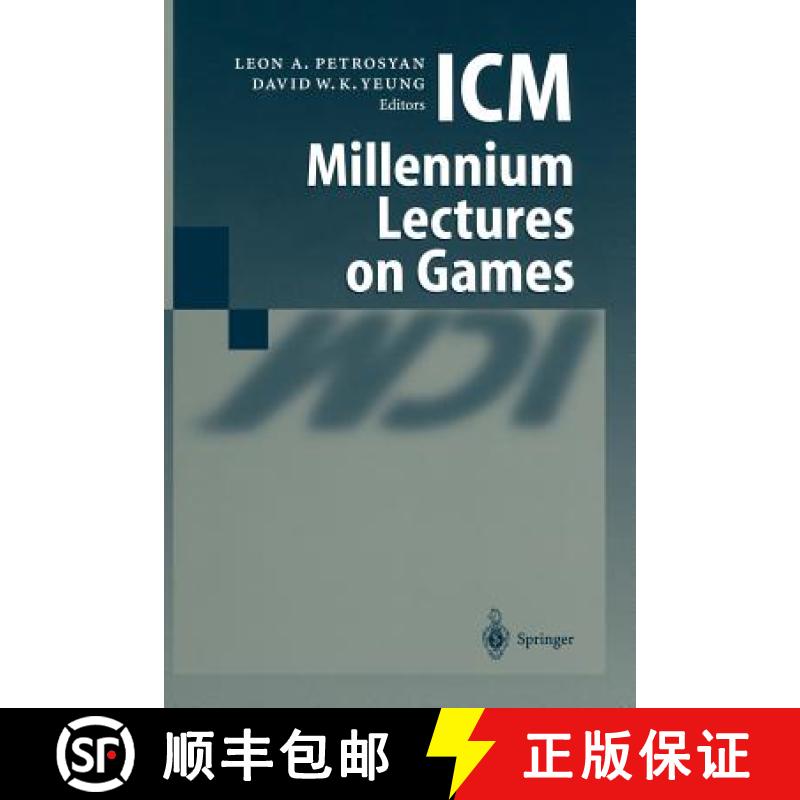 【3-4周达】ICM Millennium Lectures on Games [9783642056185]