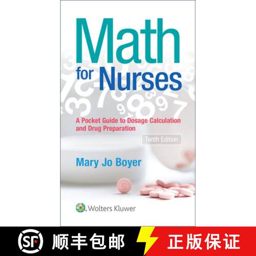 【3-4周达】Math for Nurses: : A Pocket Guide to Dosage Calculations and Drug Preparation [9781975100926]