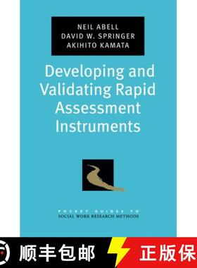 【3-4周达】Developing and Validating Rapid Assessment Instruments [9780195333367]