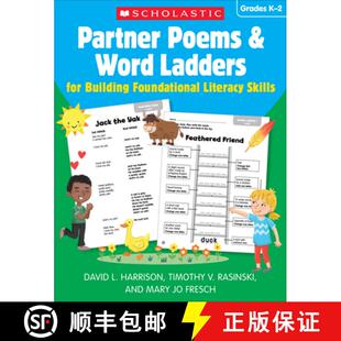 【3-4周达】Partner Poems & Word Ladders for Building Foundational Literacy Skills: Grades K-2 [9781338792904]