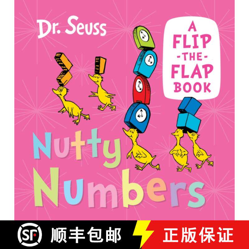 【3-4周达】NUTTY NUMBERS BRD : A flip-the-flap book [9780008592387]