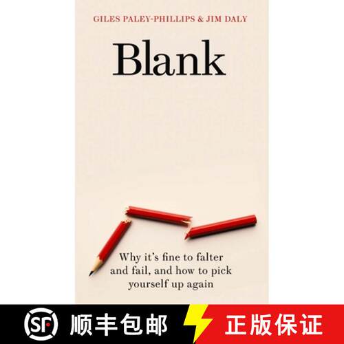 【3-4周达】精装 Blank: Why It's Fine to Falter and Fail, and How to Pick Yourself Up Again [9781787136168]