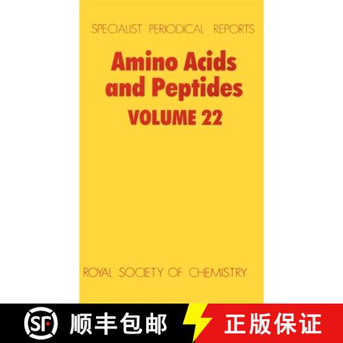 【3-4周达】精装 Amino Acids and Peptides : Volume 22 [9780851862040]