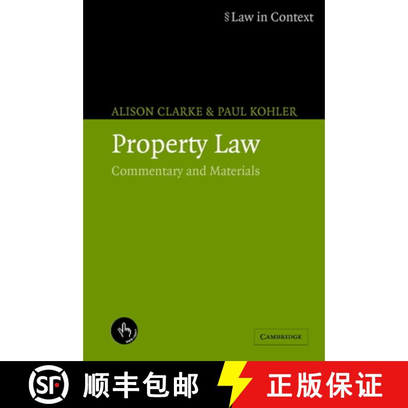 【3-4周达】Property Law: Commentary and Materials - Property Law: Commentary and Materials [9780521614894]
