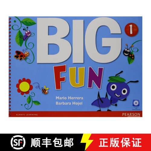 【3-4周达】Big Fun 1 Student Book [With CDROM] [9780132940542]