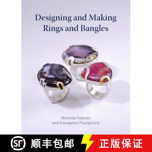 【3-4周达】精装 Designing and Making Rings and Bangles [9781785003189]