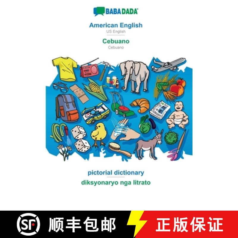 预订 BABADADA, American English - Cebuano, pictorial dictionary - diksyonaryo nga litrato: US English... [9783366035404]
