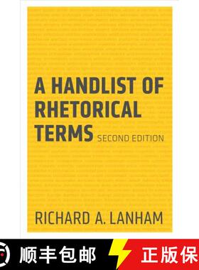 【3-4周达】A Handlist of Rhetorical Terms 2e (Second Edition) [9780520273689]