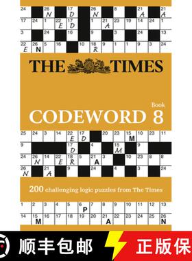 【3-4周达】The Times Codeword 8: 200 Cracking Logic Puzzles [9780008218607]