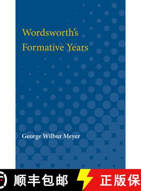 预订 Wordsworth's Formative Years [9780472751839]
