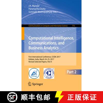 【3-4周达】Computational Intelligence, Communications, and Business Analytics: First International Co... [9789811064296]