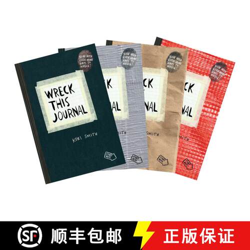 【3-4周达】Wreck This Journal Bundle Set [9780399162732]