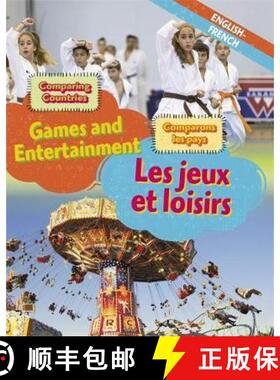 【3-4周达】Dual Language Learners: Comparing Countries: Games and Entertainment (English/French) [9781445160429]