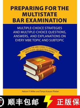 【3-4周达】Preparing for the Multistate Bar Examination: Volume II: MBE subjects Separated into Seven... [9780998060149]