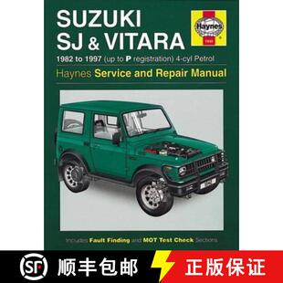 【3-4周达】Suzuki SJ Series, Samurai & Vitara (4-cyl) Petrol (82 - 97) Haynes Repair Manual [9780857339928]