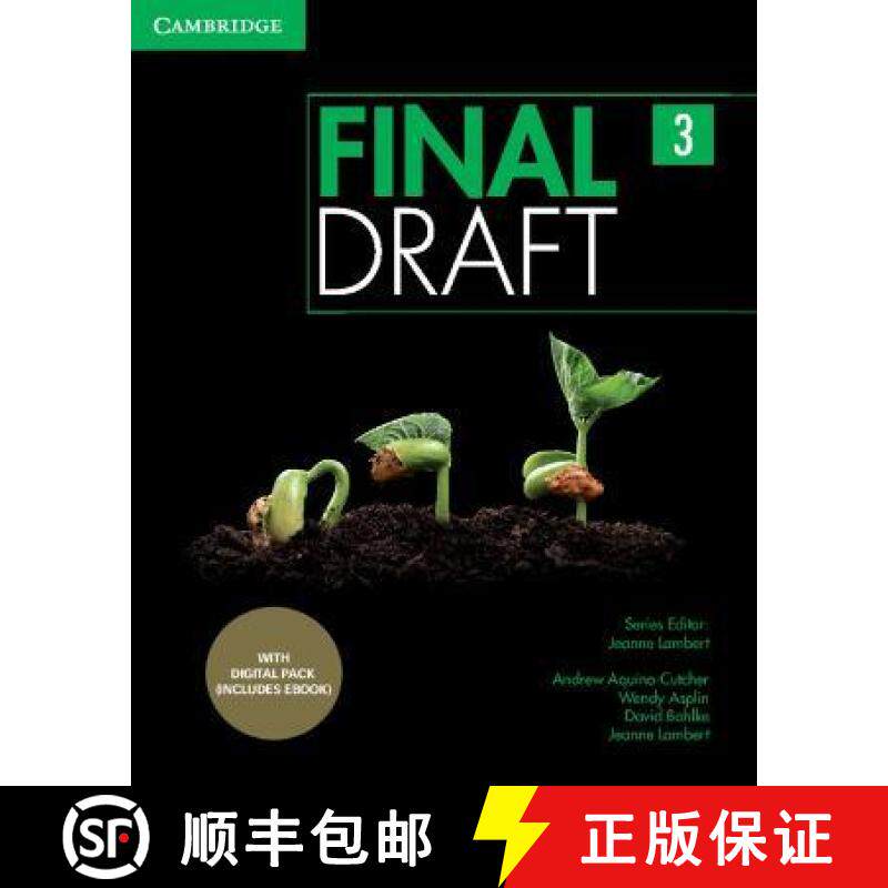 【3-4周达】Final Draft Level 3 Student's Book with Digital Pack [9781009345460]