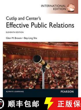 【3-4周达】Cutlip and Center's Effective Public Relations: International Edition [9780273768395]