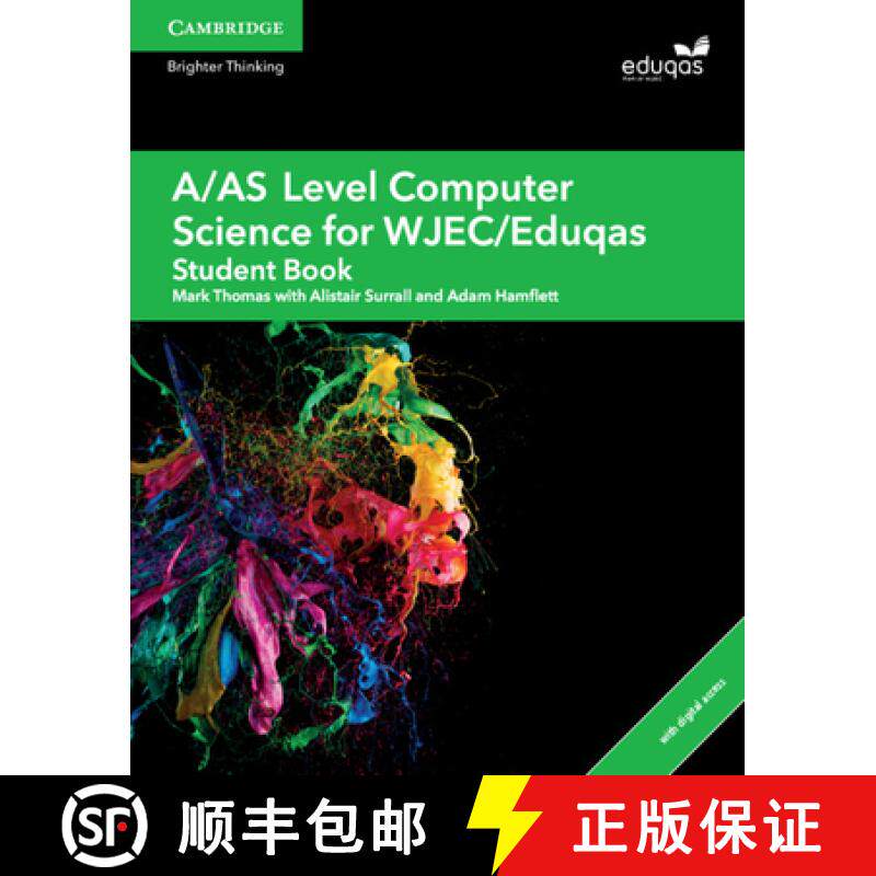 【3-4周达】A/AS Level Computer Science for WJEC/Eduqas Student Book with Cambridge Elevate Enhanced E... [9781108412766]
