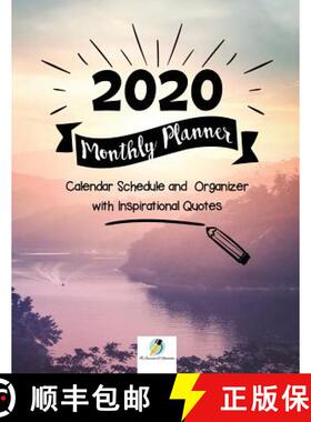 【3-4周达】2020 Monthly Planner : Calendar Schedule and Organizer with Inspirational Quotes [9781541966581]