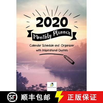 【3-4周达】2020 Monthly Planner : Calendar Schedule and Organizer with Inspirational Quotes [9781541966581]