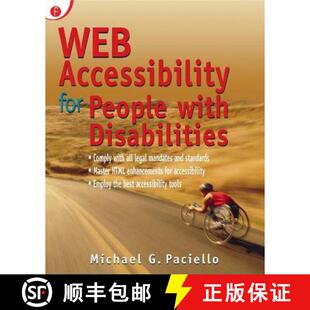 Web Accessibility Disabilities 9781929629084 with 4周达 People for